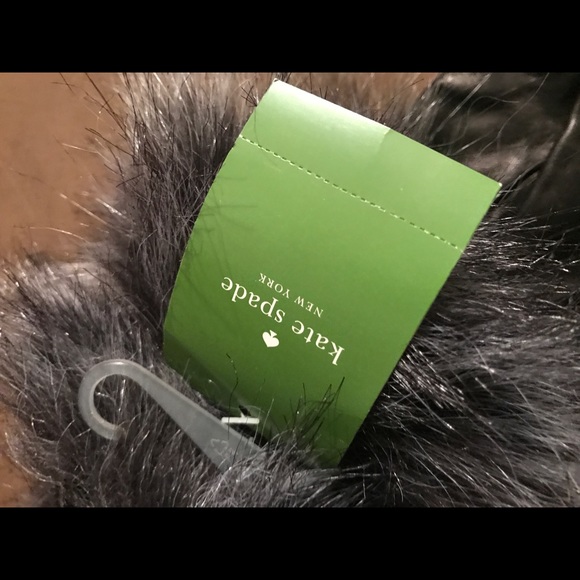 Kate Spade New York Faux Fox Gloves NWT - Picture 4 of 4